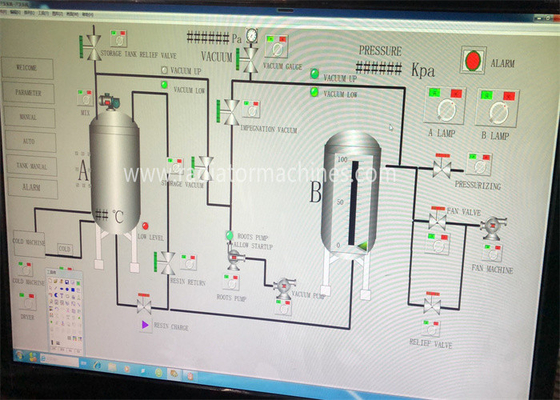 खरीदें VPI2800 पूरी तरह से स्वचालित वैक्यूम दबाव अछूता उपकरण मोटर और ट्रांसफार्मर के लिए इन्सुलेशन D2800*H3400mm ऑनलाइन निर्माण