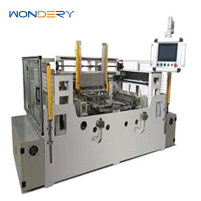 खरीदें Automatic Core Builder with 16 Axis Servo Control for 650mm-850mm Core Length and 4mm-10mm Fin Height Radiator Fin Machine ऑनलाइन निर्माण