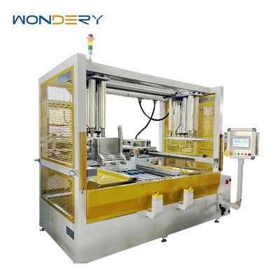 खरीदें एल्यूमीनियम रेडिएटर कोर बिल्डर मशीन 4 पंक्तियों के लिए प्रति कोर असेंबली 3.5 मिनट के साथ ऑनलाइन निर्माण