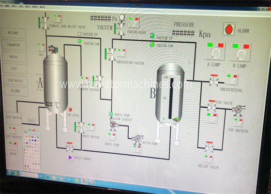 VPI2800 पूरी तरह से स्वचालित वैक्यूम दबाव अछूता उपकरण मोटर और ट्रांसफार्मर के लिए इन्सुलेशन D2800*H3400mm