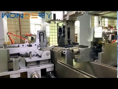 सर्वो प्रकार ऑटो रेडिएटर प्लास्टिक टैंक clinching crimping मशीन