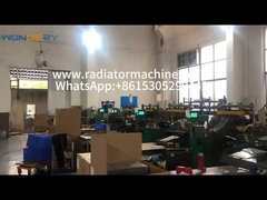 हीट एक्सचेंजर कूलर टर्बुलेटर फिन्स के लिए एल्यूमीनियम फिन बनाने की मशीन