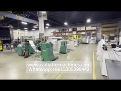 पावर जनरेटर एल्यूमीनियम फिन स्टैम्पिंग मशीन लहराती, लैंस्ड ऑफसेट और सादे पंखों के लिए