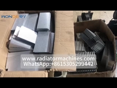 एल्यूमीनियम, तांबा, स्टेनलेस स्टील हीट एक्सचेंजर कूलर हीटर फिन